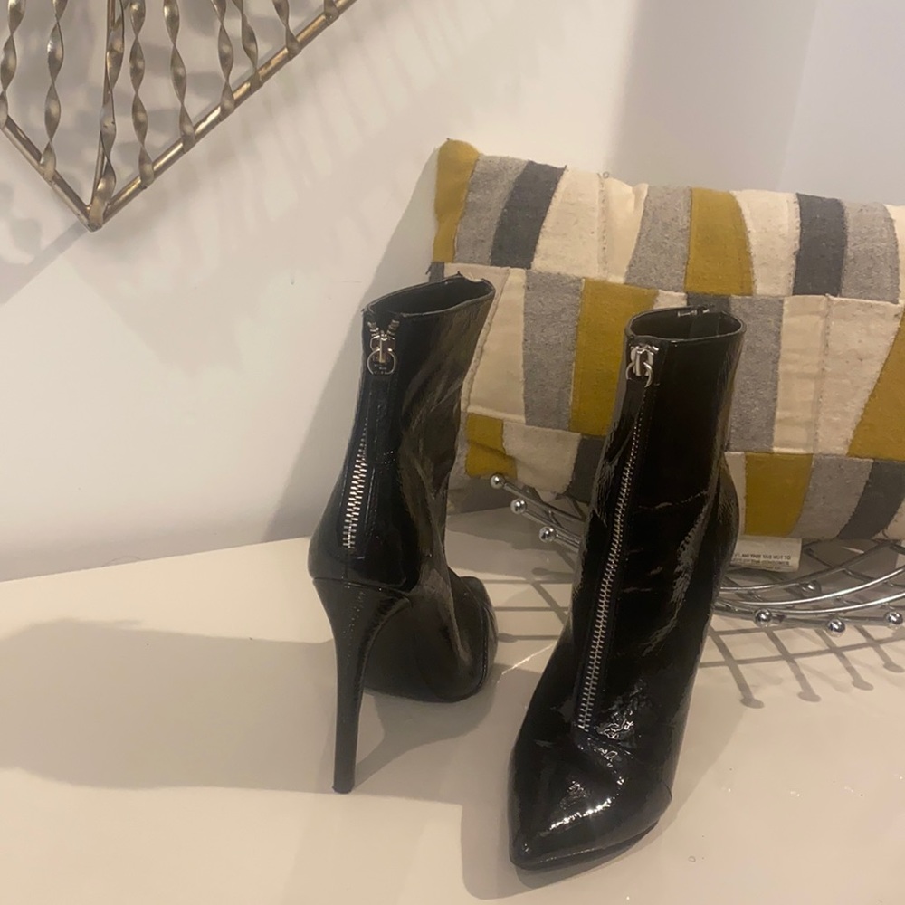 Shiny Leather Authentic Petite Boutique Spice Girl Heels